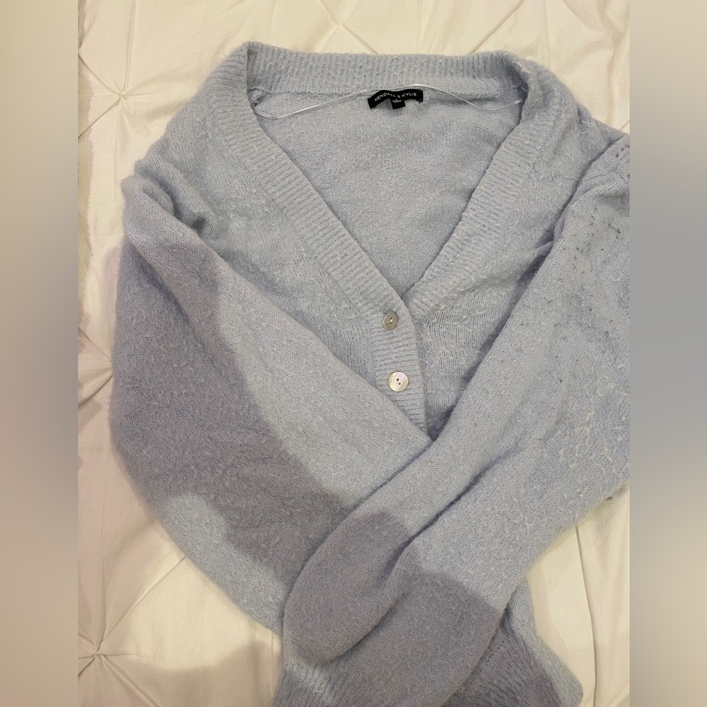 Kim and Kylie blue sweater